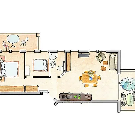 Duenenresidenz Koenigin Augusta - Apt. 20 ビンツ